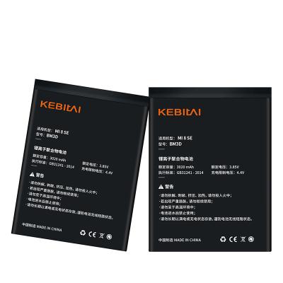 China KEBITAI electronic products for brands mobile replacement phone xiaomi battery mobile phone battery batteries for xiaomi 8se for sale