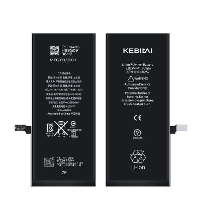 China KEBITAI factory products 100% thin lithium battery cell phone original custom size electronic custom battery for iPhone 7 plus for sale