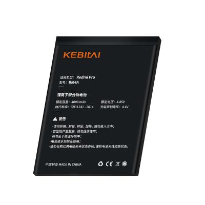 China electronic products KEBITAI top selling mobile phone lithium battery for redmi note pro android phone lithium battery for redmi xiaomi for sale