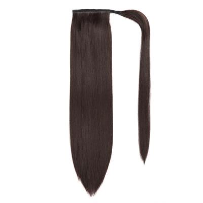 China X-Ring LINDAL Hair Wrap Nets Clip In Pieces Synthetic Drawstring Ponytails Hair Extensions For Black Women for sale