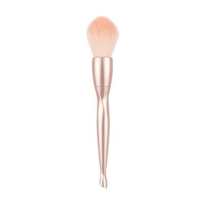 China Professional Soft Touch Highlighter Bar Makeup Brush, Soft Facial Massager Makeup Tools for Blending Contouring, Pink for sale