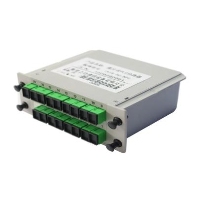 China CATV/FTTH/LAN/PON 1*32 Fiber Optic LGX Modulized Splitter Box Insert Splitter Cassette Type PLC Splitter for sale