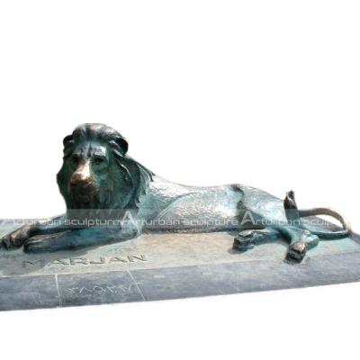 China Europe Lion Statue For Garden Decoration bronze large Lion Statue outdoor bronze high quality for sale