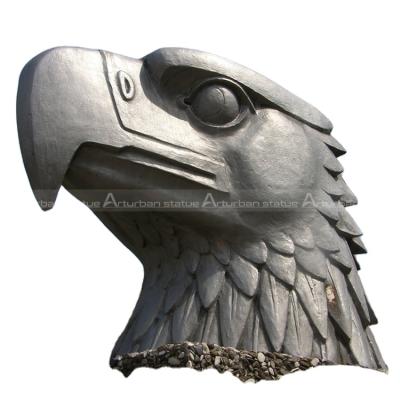 China Europe Bald Eagle Statue Outdoor Art Bird Sculpture Bronze Eagle Animal Statue for sale