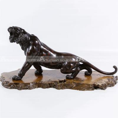 China Europe Tiger Sculpture Bronze Tiger Statue For Sale Custom Design Tiger Sculpture for sale