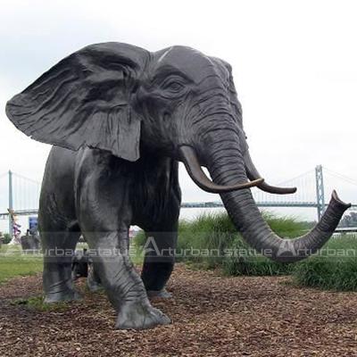 China Large Bronze Europe Elephant Statues Customized Manufacturer Elephant Statue for sale