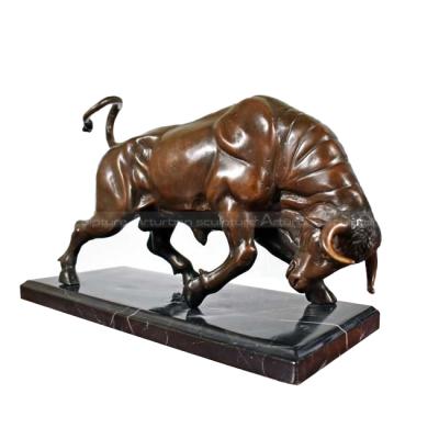 China High Quality Life Size Wall Street Bull Statue Of Europe Bull Bronze Sculpture for sale