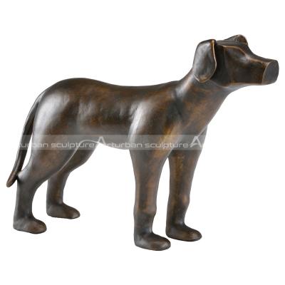 China Europe Life Size Dog Statue For Animal Sitting Bronze Dog Outdoor Garden Sculpture Statue for sale