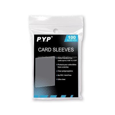 China Soft Personalization Penny Sleeves PYP Card Sleeves Fits Standard Trading Card Sleeves for sale