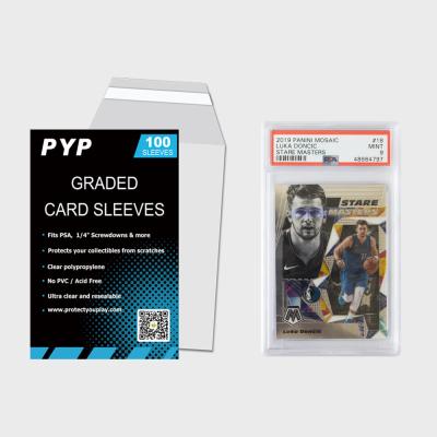 China Customizable Rated Card Sleeves PYP Standard Perfect Fit PSA Card Sleeves for sale