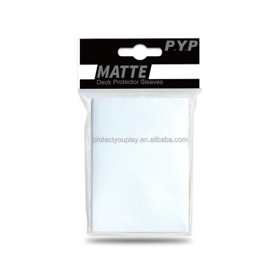 China Custom Clear Standard Size Board Game Trading Card Sleeves Deck Protector for sale