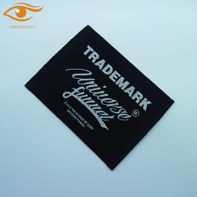 China Sustainable Customized Sewing Labels Shirt Bags Garment Label Tag Woven Labels For Clothes for sale