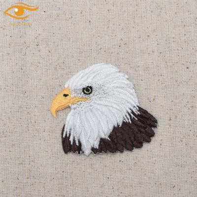 China Best Funy Eagle Design Embroidery Patch 3D Embroidery Custom Selling Patch for sale