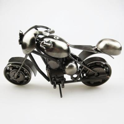 China Europe Creative Gift Decoration Motorcycle Home Model Motorcycle Metal Crafts for sale