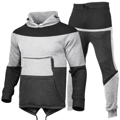 China New Arrival Designer Sports Set Hoodie Sweat Suit 2 Piece Jogger Fleece Winter Sweatsuit Breathable Casual Men for sale