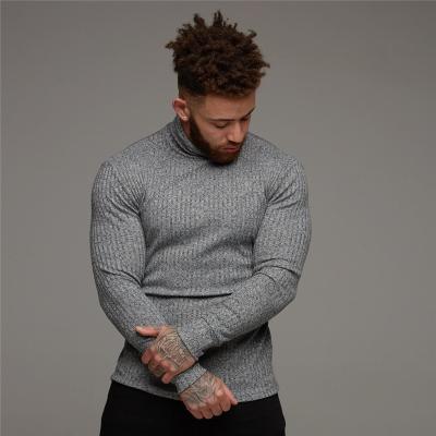 China Wholesale Fashion Sweater Turtle Neck Thin Casual Men QUICK DRY Knit Long Sleeve Sweater T-shirt for sale