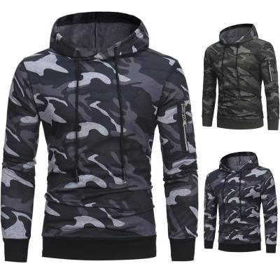 China Logo Sports Casual Hooded Sweatshirts Custom Made QUICK DRY All Over Print Camouflage Pullover Hoodie Men for sale