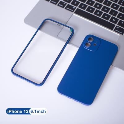 China Super Thin 360 Full Coverage Shockproof Phone Case for iphone 12/12 pro/12 pro case max 2 in 1 magsafe cover for sale