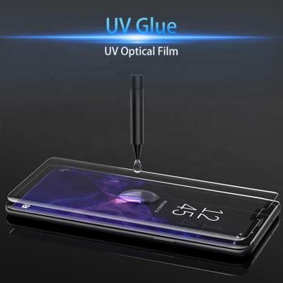 China Anti-scratch Case Friendly Note 9 Tempered Glass Full Glue UV 3D Curved Cell Phone Screen Protector For Samsung Galaxy S9 Note 8 Plus s8 for sale