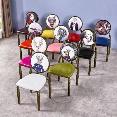 China Lihanrui Durable Industrial Metal Dining Chair Furniture Wholesale Nordic Velvet Modern Design Luxury Dining Chairs for sale