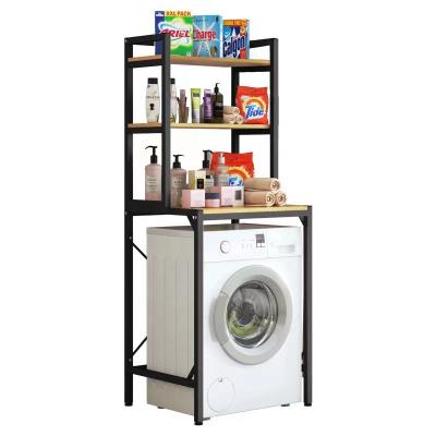 China Lihangrui Modern Hot Selling Bathroom Shelves Toilet Shelf Kitchen Washing Machine Rack Bathroom Storage Rack Washing Machine Shelf for sale