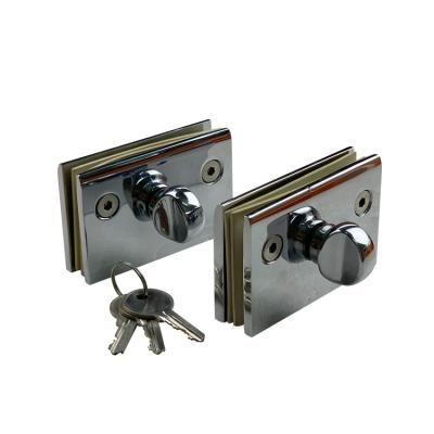 China 304 Modern Hotel Stainless Steel Price Maker Center Door Glass Center Lock for sale