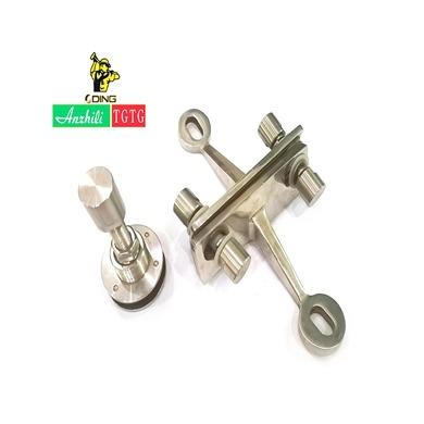 China Custom High Quality Durable Easy Installation Office Hotel Door Check Hardware 8-12mm Glass Spider for sale