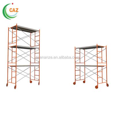 China Safety Steel Movable Metal Q235 Mobile Scaffold Scaffolding Platform Used In Construction For Sale for sale