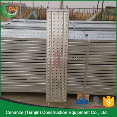 China Metal Scaffolding Punch Board Hooks Steel Scaffold Panels Catwalk for sale