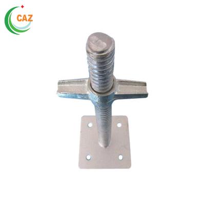 China Q235 Steel Scaffolding Parts Call Concrete Power Coated Universal Weight Screw Encofrados Base Jack for sale