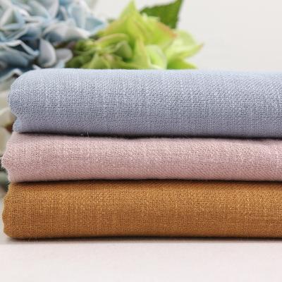 China Wholesale organic on moq custom sand washed 240gsm suits twill ramie / cotton fabric for sale