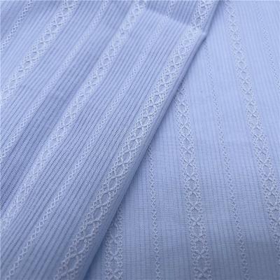 China 2022 Low MOQ Stripe Pure Cotton Wholesale Colored Fusible Jacquard Pure Cotton For Clothing for sale