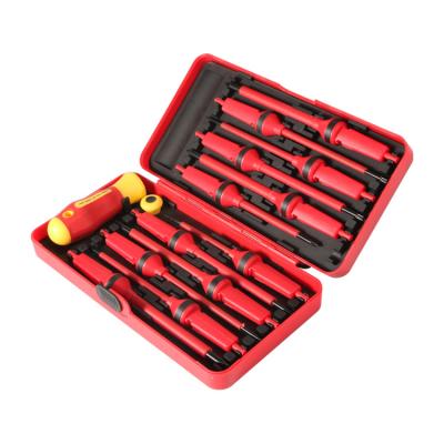 China Household Tool Kit Hot Sale Factory Direct Magnetic VDE Insulated Electric Screwdriver Set for sale