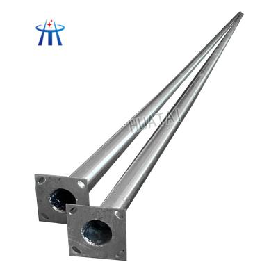 China Garden Huatai 6m7m8m9m10m Sturdy Steel Pole Street Light Pole Power Pole for sale