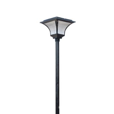 China Garden Aluminum Solar Street Light Pole Antique Lamp Post Decorative Light Outdoor Garden Pole for sale