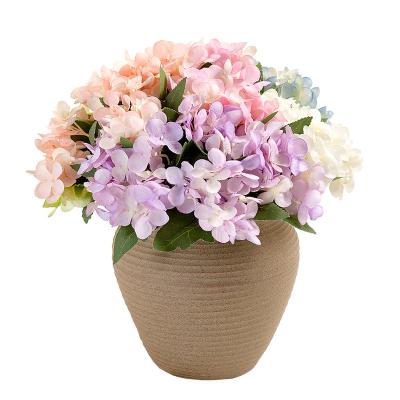 China Cloth small handful INS flowers water hydrangeas wind fake artificial flower wedding home decoration wholesale manufacturers for sale