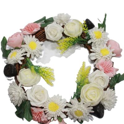 China Factory direct sale Scottish pastoral style wreath home decoration decorative holiday celebration ornament artificial wreath flowers for sale