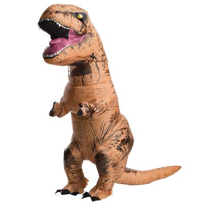 China Fabric Offer Halloween Tyrannosaurus Dinosaur Inflatable Clothes Party Photo Doll Valentine's Day Christmas Funny Clothes for sale