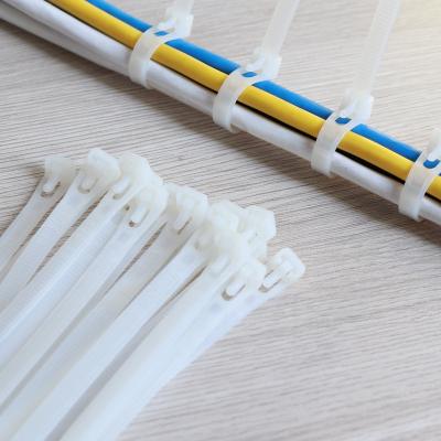 China Reusable Adjustable 66 Zippers Wholesale Nylon Tie Fire Resistance Plastic Cable Tie Strap Electrical Applications for sale