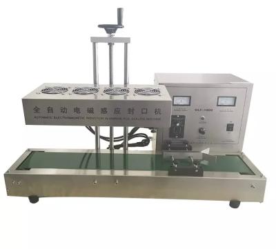 China GLF-1800 Continuous Food Bottle Lids Aluminum Foil Induction Sealing Machine for sale