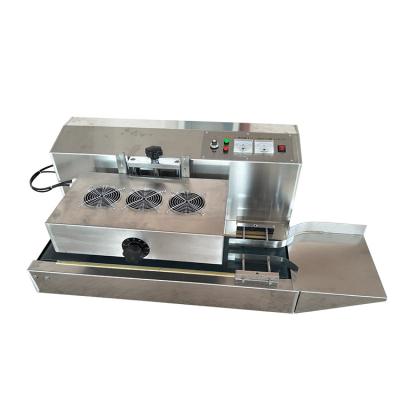 China Automatic Continuous Food Foil Induction Sealing Machine For Jar for sale