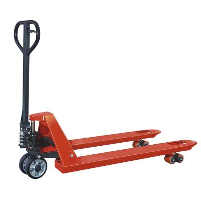 China Hotels CE Certificate 3 Ton Hydraulic Pump Long Fork Hand Pallet Truck Lift 2500kg Hand Pallet Truck Jack for sale