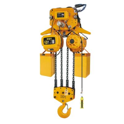 China Lifting goods 10 ton 15 ton 6m chain hoist electric chain hoist for sale