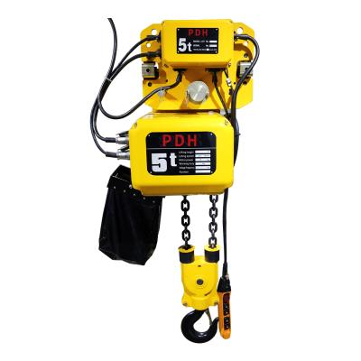 China Hotels China Factory Hot Sale 5 Ton Chain Block Hoist Electric Hoist for sale