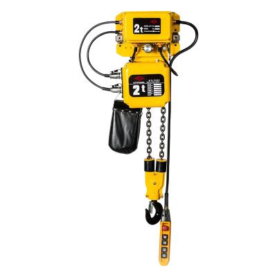 China Construction Crane Model New 5 Ton Electric Chain Hoist with Hook for sale