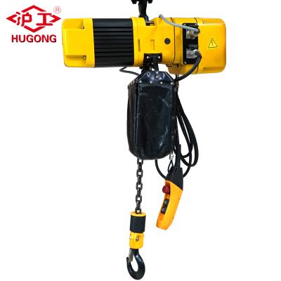 China Hotels Motor Trolley Type 1 Ton Motor Hoisting Electric Hoist With Price for sale