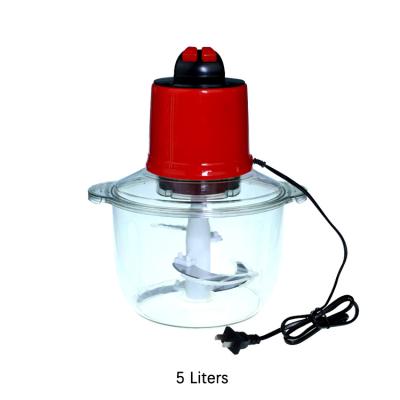 China High Efficiency Best Price Electric Food Chopper Machine Homemade 5L Electric Food Chopper for sale