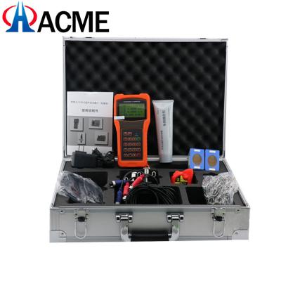 China ATACME-AUF820 Digital Handheld Ultrasonic Water Flow Meter flujo medidor supplier DN15mm-6000m for sale