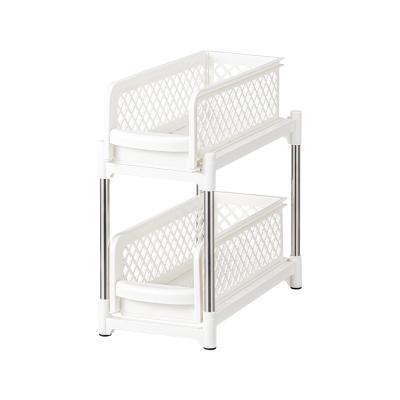 China Behind Doors/On Walls Small Size Plastic Shelf Cart Organization Space Saving Kitchen/Bathroom Fast Delivery Space Saving OEM/ODM acceptable for sale