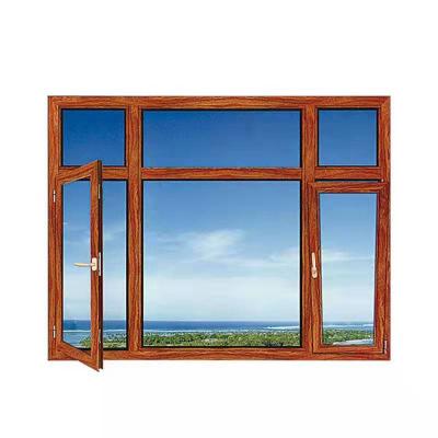 China Hot Sale Double Screen Good Windows Casement Folding Aluminum Glass Insulated Window for sale